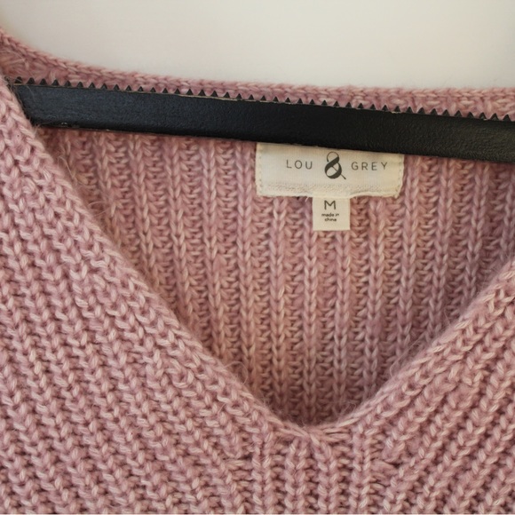 Lou & Grey Loft Sweater in Pastel Pink - Picture 5 of 7